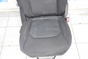Пассажирское сидение Jeep Renegade 15- без airbag, механич, тряпка, черн, под химчистку, топляк