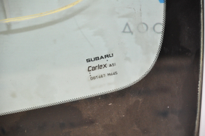 Лобовое стекло Subaru Outback 10-14 usa песок, тычки, воздух вверху по кромке
