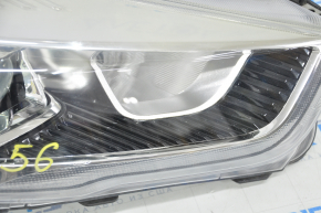 Фара передняя правая в сборе Ford Escape MK3 17-19 рест галоген+led светлая, песок, под полировку