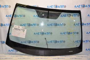 Лобовое стекло Toyota Highlander 14-16 APTECH с подогревом дворников, воздух в кромке, песок