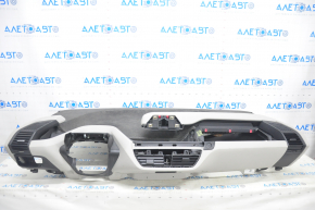 Торпедо передня панель з AIRBAG BMW i3 14-21 сіра