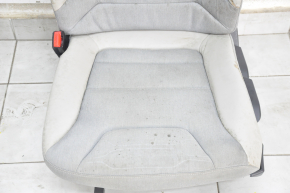 Водительское сидение BMW i3 14-20 без airbag, комбинированое серое, механич ,с подогревом, под химч, протерто