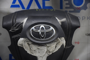 Подушка безпеки airbag в кермо водійська Toyota Highlander 14-19 стрільнула, приплавлені фішки, поліз хром