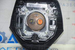 Подушка безопасности airbag в руль водительская Mitsubishi Outlander 14-15 дорест черн, стрельнувшая, приплавленые фишки