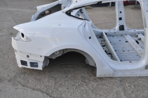 Чверть крило задня права Tesla Model S 12-20 на кузові, фільонка алюміній, біла