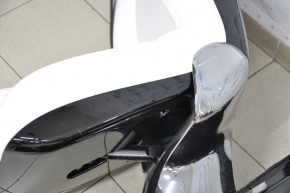 Задній ряд сидінь 2 ряд прав Tesla Model X 16-21 шкіра біла, з airbag, електро, підігрів, подряпини