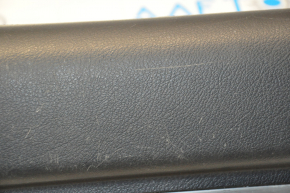 Накладка порога перед лев Lexus RX350 RX450h 10-15 черн, подряпини, вм'ятина на хромі