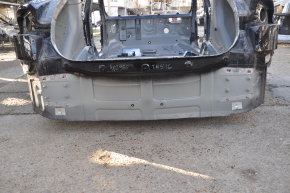 Задняя панель Tesla Model S 12-20 на кузове, черная
