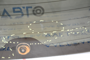 Скло заднє двері багажника Kia Sorento 14-15 рест, тонування, подряпини, відпаявся контакт