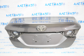 Крышка багажника Toyota Camry v70 18- без спойлера, графит 1H1, вмятина, тычки