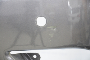 Бампер задній голий Lexus RX350 RX450h 10-15 під парктроніки, графіт, прим'ят, тріщина
