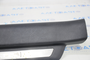 Накладка порога передняя правая Lexus RX350 RX450h 10-15 черная, царапины, вмятины