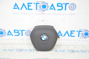 Подушка безопасности airbag в руль водительская BMW 5 G30 17-23 черная