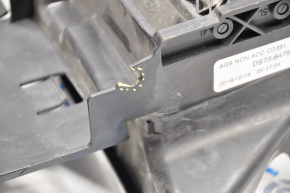 Жалюзі дефлектор радіатора у зборі Ford Fusion mk5 13-16 з моторчиком, зламані кріплення