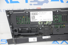 Управление климат-контролем Audi Q5 8R 13-17 с подогревом, царапины и тычки на хроме