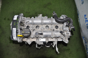 Двигун VW Jetta 19- 1.4T DGXA 4к зам'ятий піддон, скол на напівпіддоні, побита кришка захисту грм