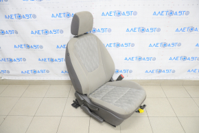 Пассажирское сидение Chevrolet Volt 11-15 без airbag, механическое, тряпка, серое, под химчистку