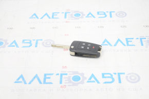 Ключ Chevrolet Volt 11-15 на 5 кнопок, царапины, потерт хром