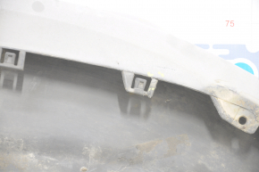 Губа защита переднего бампера Chevrolet Volt 11-15 царапины, потерта, надрыв креплений, нет фрагментов