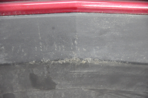 Бампер передний в сборе Chevrolet Bolt 17-21 красный, с камерой, с абсорбером, с оптикой, песок на накладке, царапины