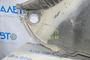 Защита задней балки диффузор Nissan Leaf 13-17 надрывы, слом креп