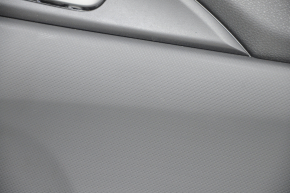 Обшивка двери карточка задняя правая Honda Insight 19-22 черная, подлокотник тряпка, царапины