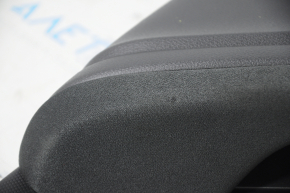 Обшивка двери карточка задняя правая Honda Insight 19-22 черная, подлокотник тряпка, царапины