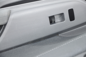 Обшивка дверей картка перед правою Honda Insight 19-22 чорна, підлокітник і накладка ганчірка, подряпини