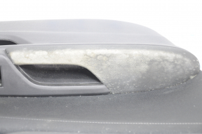 Обшивка дверей картка перед левом Honda Insight 19-22 чорна чорна, підлокітник і накладка ганчірка, під хімчистку