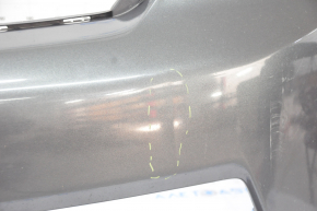 Бампер передний голый Toyota Camry v50 12-14 usa LE XLE графит, заломы, слом креп, потерт
