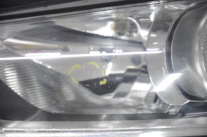 Фара передняя левая голая Ford Fusion mk5 13-16 сколы, песок