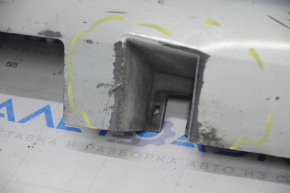 Порог левый Ford Fusion mk5 13-20 голубой, cломаны крепления, надрыв, царапины, примят, потерт