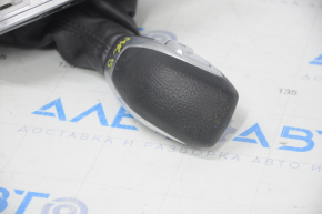 Ручка АКПП с накладкой шифтера Ford Fusion mk5 13-16 резина черная тип 2, царапины