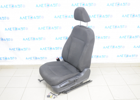 Сидіння водія VW Jetta 11-18 USA без airbag, механіч, ганчірка чорна з чорною вставкою
