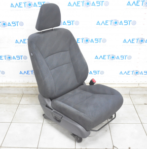 Пасажирське сидіння Honda Accord 13-17 без airbag, механіч, велюр черн