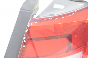 Фонарь внешний крыло правый VW Jetta 15-18 USA галоген, светлый, сколы, царапины