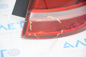 Ліхтар зовнішній крило правий VW Jetta 15-18 USA галоген, світлий, сколи, подряпини