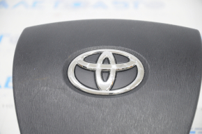 Подушка безопасности airbag в руль водительская Toyota Prius 30 10-15 черн, вздулся хром