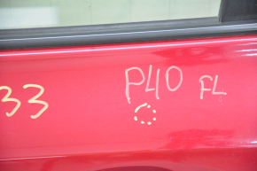 Дверь в сборе передняя левая Toyota Prius V 12-17 красный 3R3, тычки