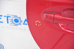 Дверь в сборе задняя правая Toyota Prius V 12-17 красный 3R3, тычки, примята