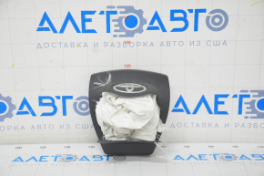 Подушка безопасности airbag в руль водительская Toyota Prius V 12-17 черн, стрельнувшая