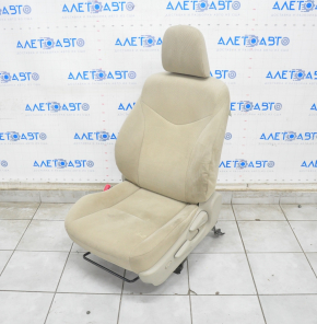 Сидіння водія Toyota Prius V 12-17 без airbag, механіч+електро, велюр бежеве, під хімч