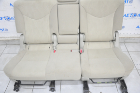 Задний ряд сидений 2 ряд Toyota Prius V 12-17 велюр беж, нет левого подголовника, под чистку