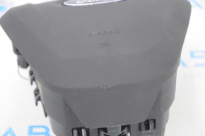 Подушка безопасности airbag в руль водительская Ford Fusion mk5 17-20 черная, царапины, ржавый пиропатрон
