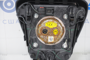 Подушка безопасности airbag в руль водительская Ford Fusion mk5 17-20 черная, царапины, ржавый пиропатрон