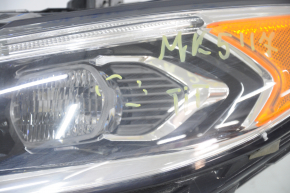 Фара передня ліва в зборі Ford Fusion mk5 17-20 LED, з DRL, пісок
