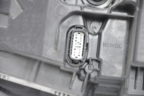 Фара передня права в зборі Ford Fusion mk5 17-20 LED, з DRL, тріщини, пісок