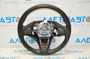 Руль голый Acura MDX 14-16 дорест, кожа черн, царапины