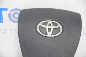Подушка безопасности airbag в руль водительская Toyota Prius 30 10-15 черн, царапины, вздулся хром