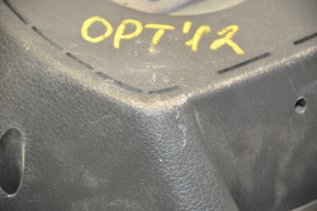 Руль голый Kia Optima 12-13 резина черн, потертости на пластике и резине